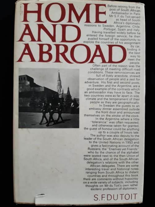 Home & Abroad By S.F. du Toit. SIGNED