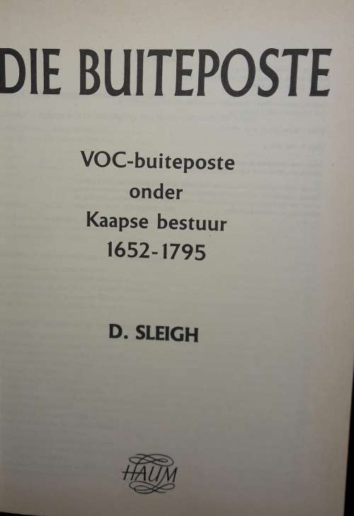 Die Buiteposte - D Sleigh