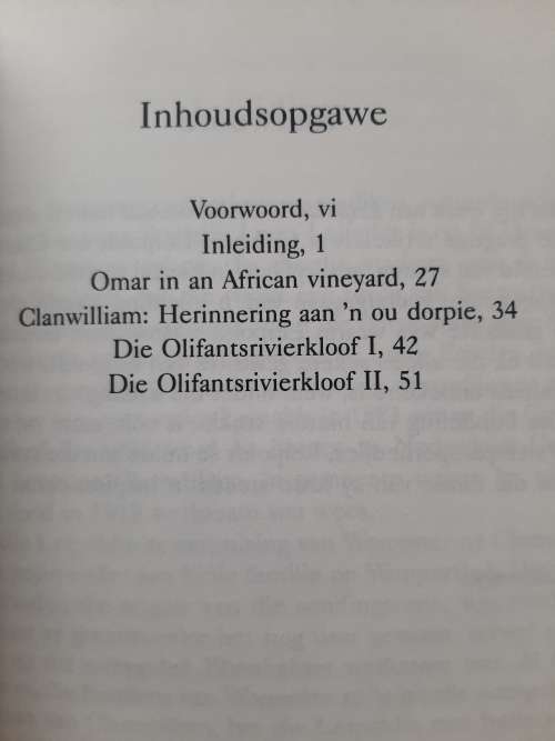 So Blomtuin-vol van kleure: Leipolt oor Clanwilliam by J.C. Kannemeyer