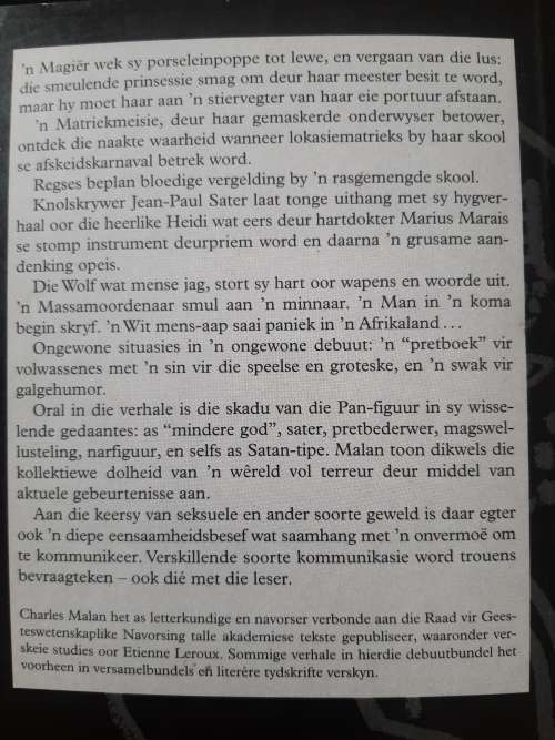 Pan se pretboek by Charles Malan
