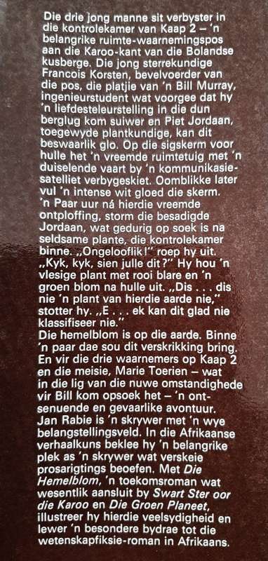 Die Hemelblom by Jan Rabie