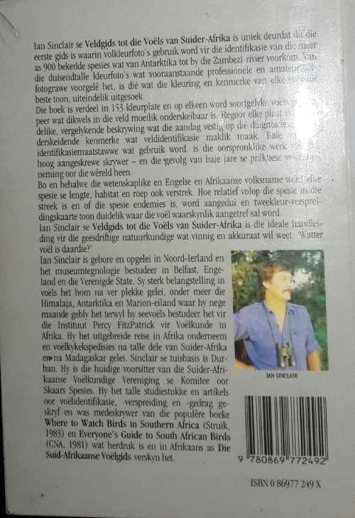 Ian Sinclair se Veldgids Tot Die Voels Van Suider-Afrika