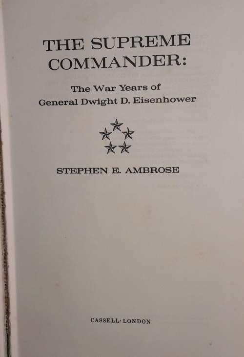 The Supreme Commander - Stephen E Ambrose