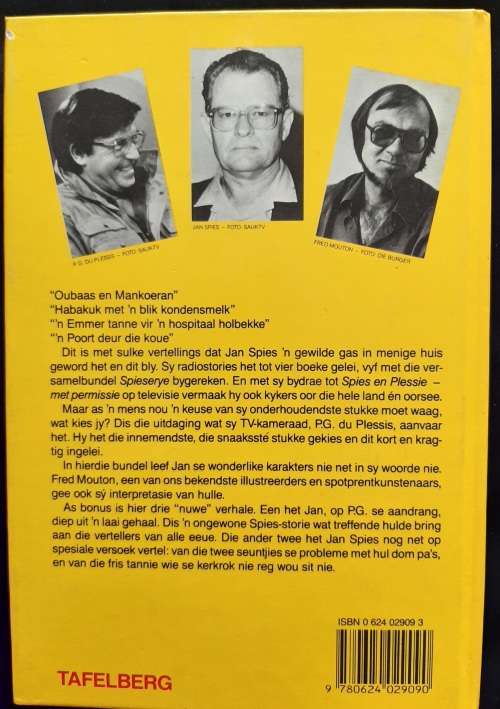 Spies op sy stukke by Jan Spies