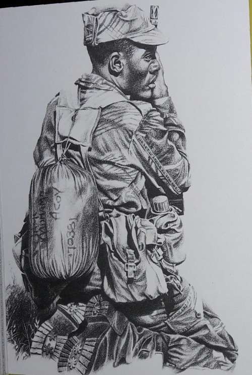 A War Artist`s Diary - Peter Badcock SIGNED