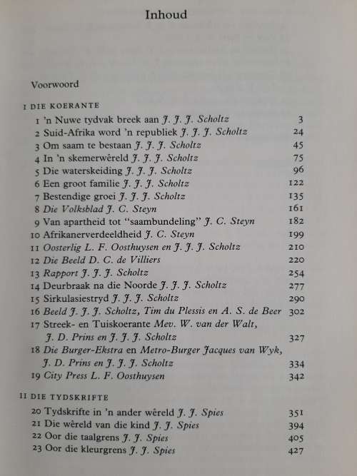 Oor Grense Heen: Op pad na `n nasionale pers 1948-1990 by Editor W.D. Beukes