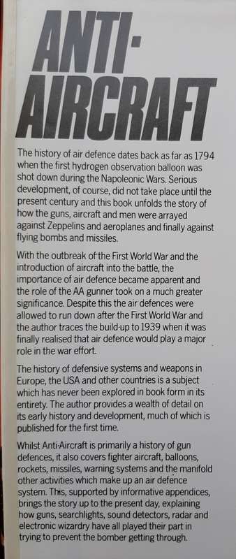Anti-Aircraft: A History of Air Defence by Ian V Hogg