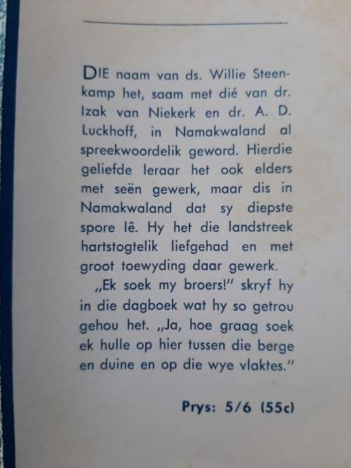 Oom Willie van Namakwaland by Leunende Christen