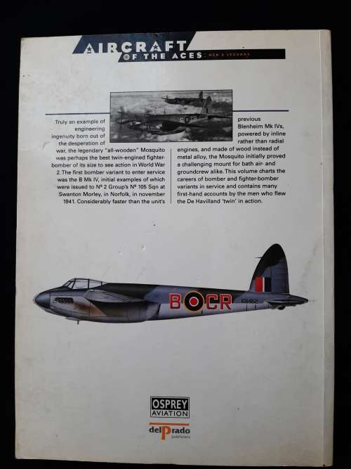 Aircraft of the Aces: Men & Legends - Mosquitos of World War II by Martin Bowman