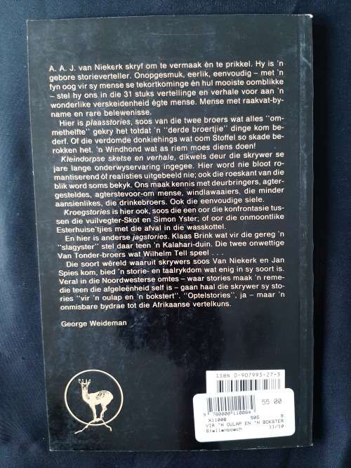 Vir `n Oulap & `n Bokstert by A.A.J. Van Niekerk