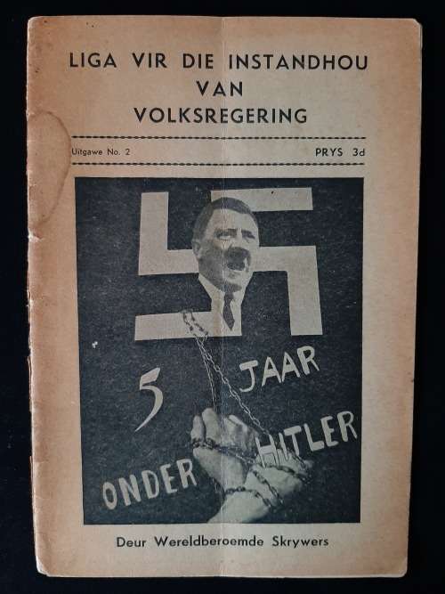 5 Jaar onder Hitler deur Wereldberoemde Skrywers
