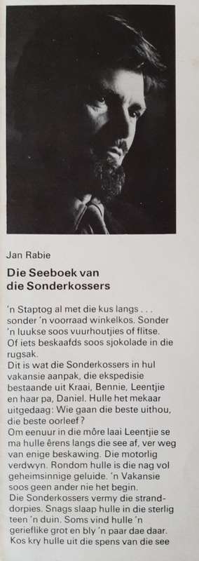 Die Seeboek van die Sonderkossers by Jan Rabie