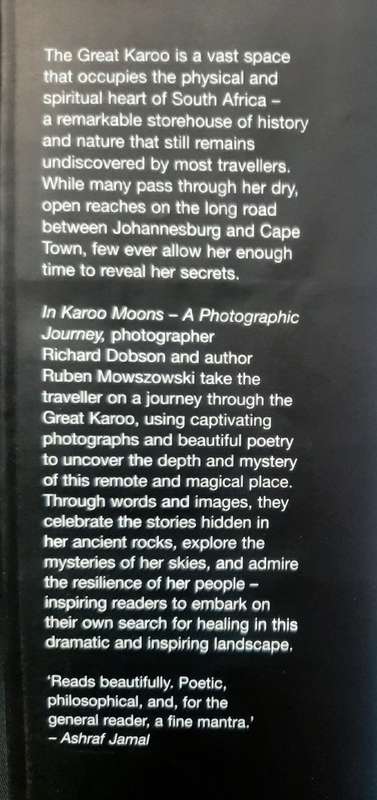 Karoo Moons:  A Photographic Journey by Richard Mark Dobson & Ruben Mowszowski