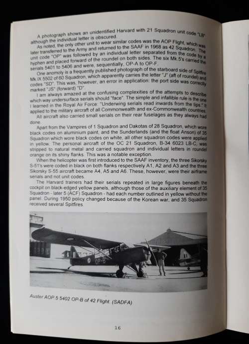 Squadron & Special Markings of the Post-War S.A.A.F Covering...1946-1959 by Ivan Spring