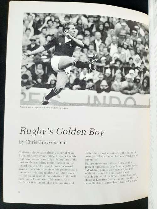 Naas Botha Rugby`s Golden Boy by Chris Greyvenstein