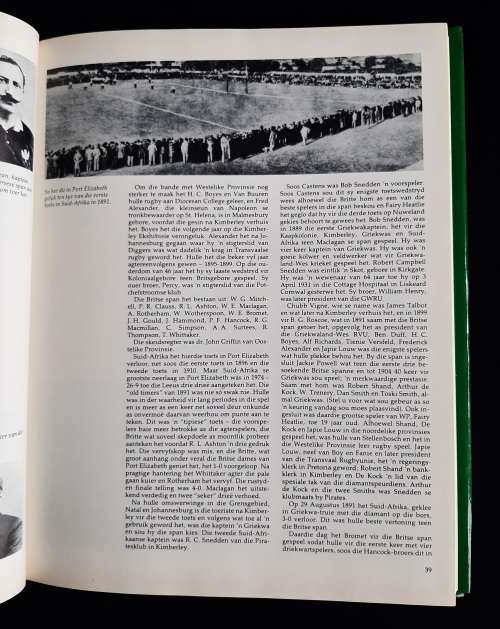 Rugby in Suid-Afrika: `N Geskiedenis 1861-1988 by Paul Dobson
