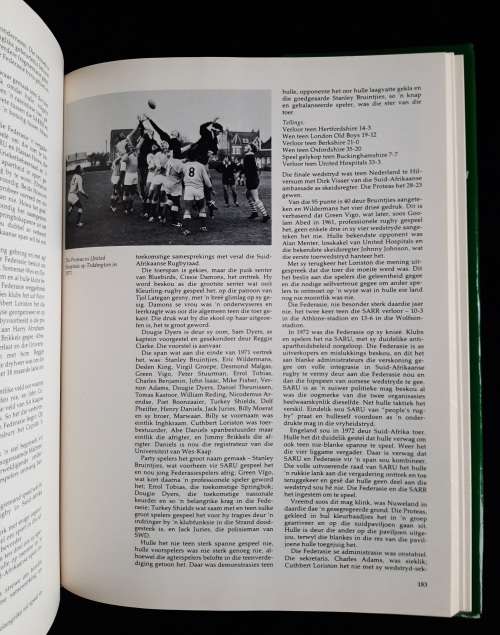 Rugby in Suid-Afrika: `N Geskiedenis 1861-1988 by Paul Dobson