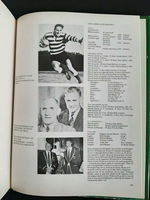 Rugby in Suid-Afrika: `N Geskiedenis 1861-1988 by Paul Dobson