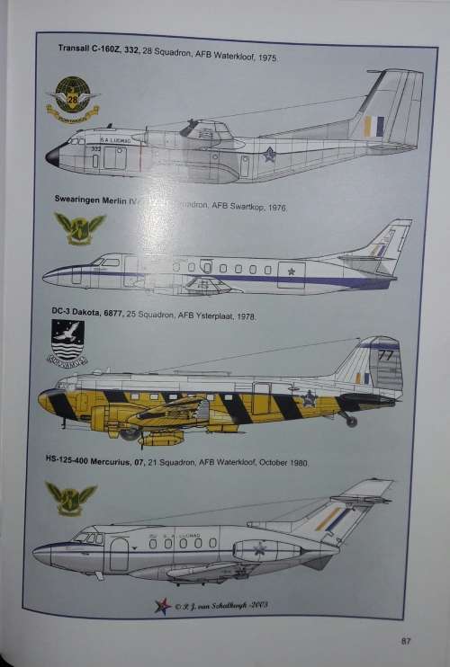 85 Years Of South African Air Force - Compiled by Winston Brent