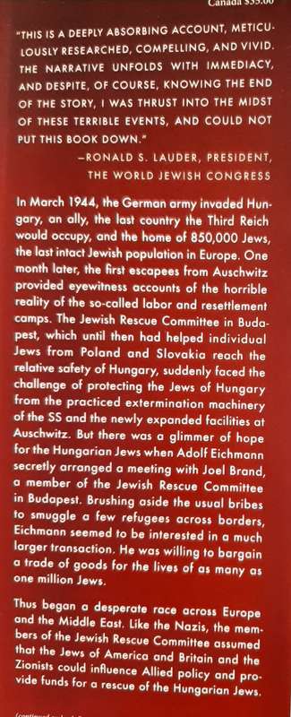 Emissary of the Doomed: Bargaining for lives in the Holocaust by Ronald Florence