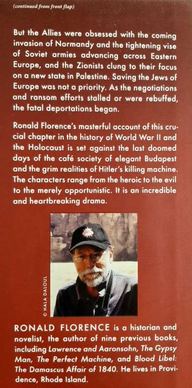 Emissary of the Doomed: Bargaining for lives in the Holocaust by Ronald Florence