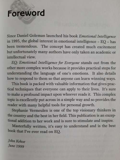 EQ: Emotional intelligence for everyone by Stephanie Vermeulen