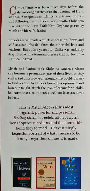 Finding Chika : A little girl, an Earthquake & The making of a Family by Mitch Albom