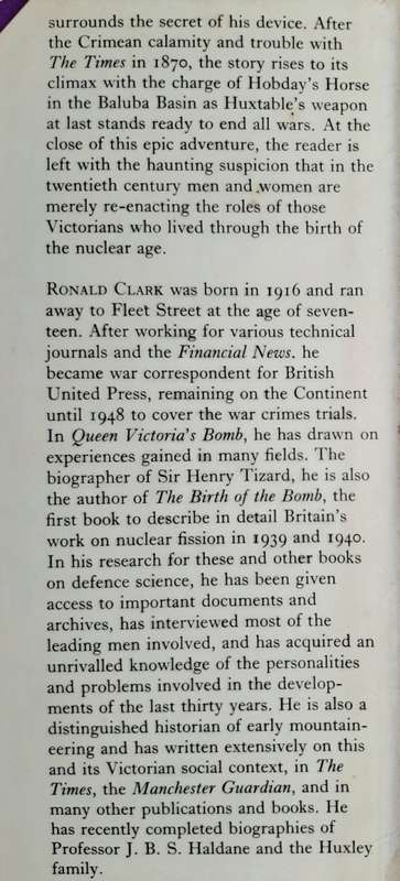 Queen Victoria`s Bomb by Ronald Clark