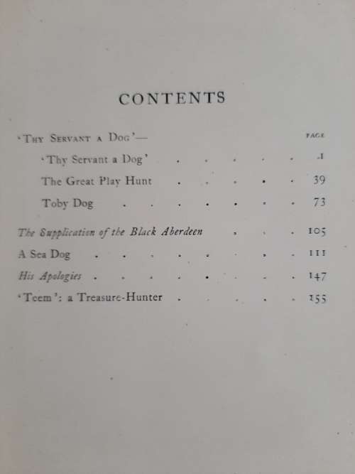 Thy Servant A Dog & other Dog stories by Rudyard Kipling