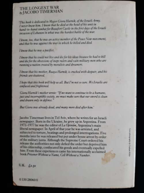 The Longest War by Jacobo Timerman