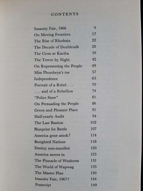 The Battle for Rhodesia by Douglas Reed