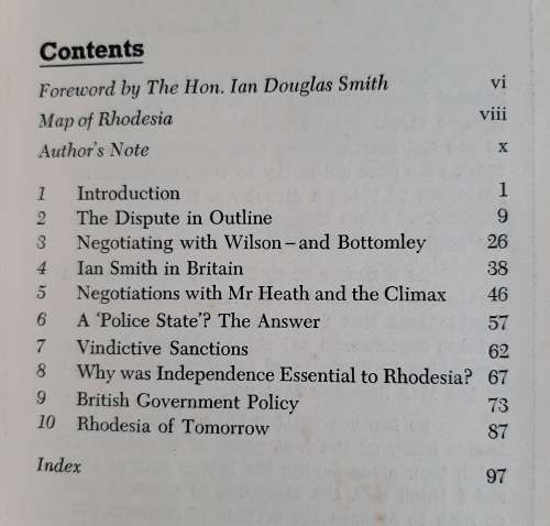 Rhodesia: The Story of the Crisis by Lardner-Burke