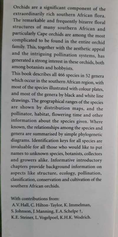 Orchids of Southern Africa by H.P. Linder & H. Kurzweil