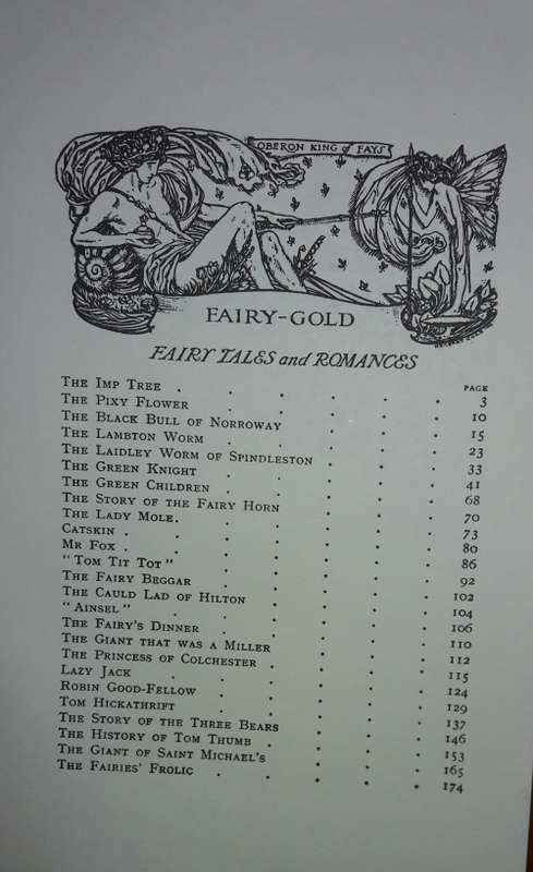 Fairy Gold - chosen by Ernest Rhys