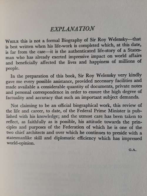 The Welensky Story by Garry Allighan