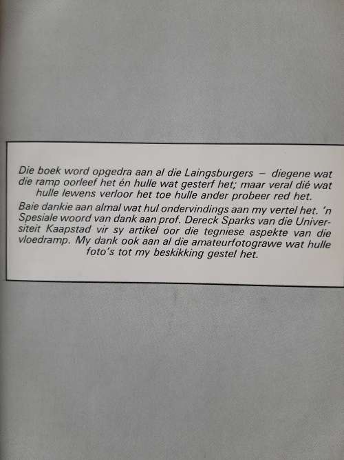 Dag van Buffel & Baviaan: Die Laingsburg-Vloed by G.F. Marais