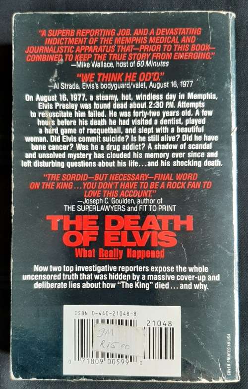 The Death of Elvis: What Really Happened by Charles C. Thompson II & James P. Cole