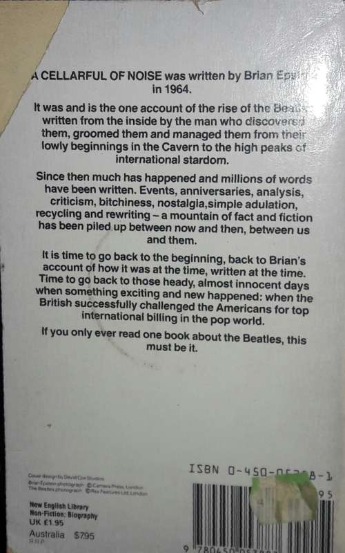 A Cellarful of Noise - Brian Epstein