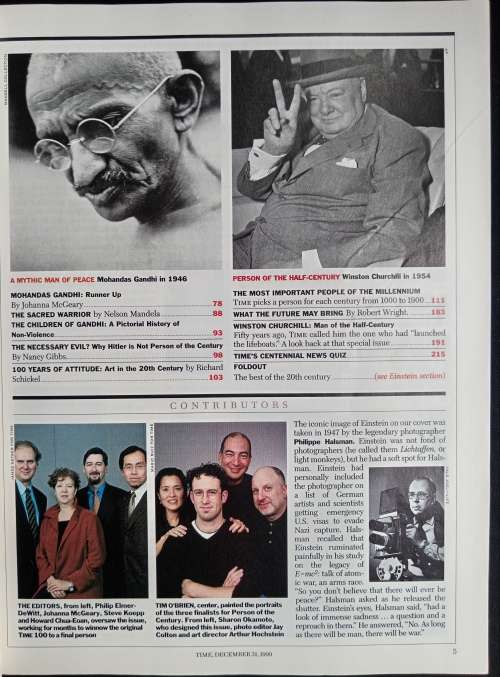 Time: Person of the Century - Albert Einstein
