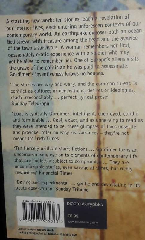 Loot And Other Stories - Nadine Gordimer
