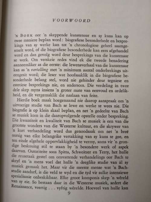 Johann Sebastian Bach: n Biografie & 8 Opstelle by Hubert du Plessis