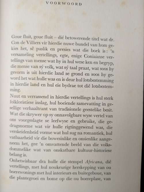 Goue Fluit, Goue Fluit by C.G.S. de Villiers