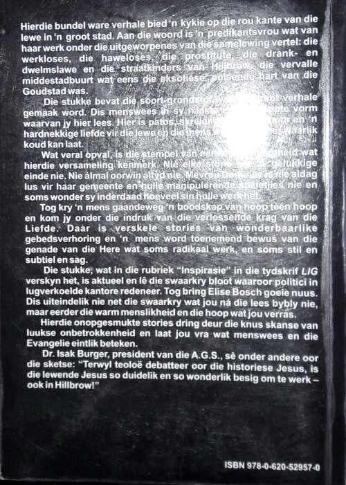Hillbrow is nie vier sissies nie - Elise Bosch