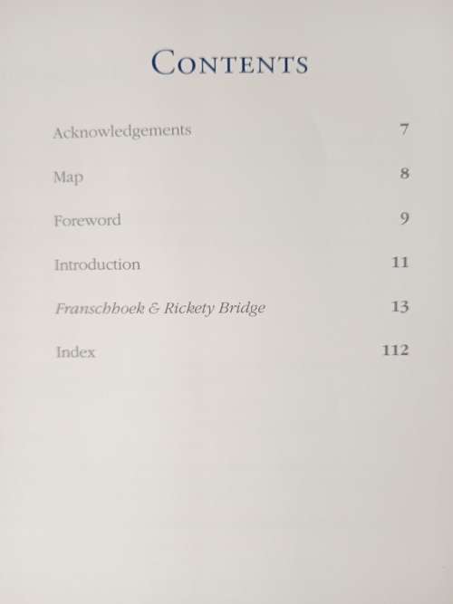Franschhoek & Rickety Bridge by Gerarld & Marc Hobberman