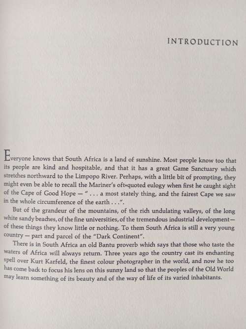 South Africa in Colour by Kurt Peter  Karfeld, Text by Victor de Kock