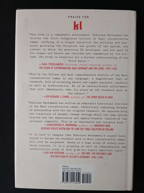 kl: A History of the Nazi Concentration Camps by Nikolaus Wachsmann