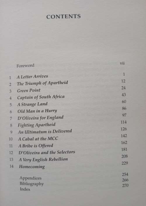 Basil D`Oliveira Cricket & Conspiracy: The Untold Story by Peter Oborne