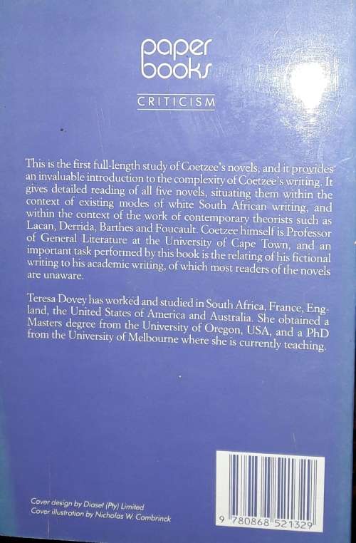 The Novels of J M Coetzee - Teresa Dovey