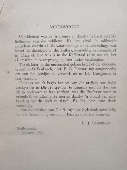Die Swerwer-Jagter by P.J. Schoeman