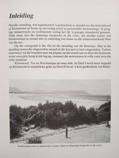 Kleinmond, Toe en Nou by Annie Hofmeyr